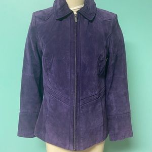Purple Vintage Suede Jacket